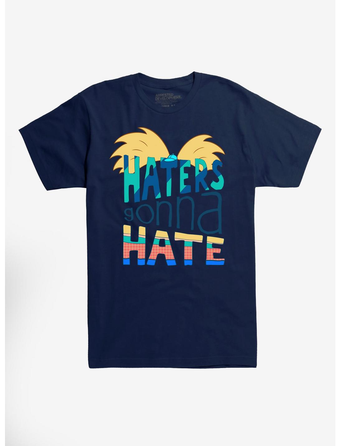 Hey Arnold! Haters Hair T-Shirt, NAVY, hi-res