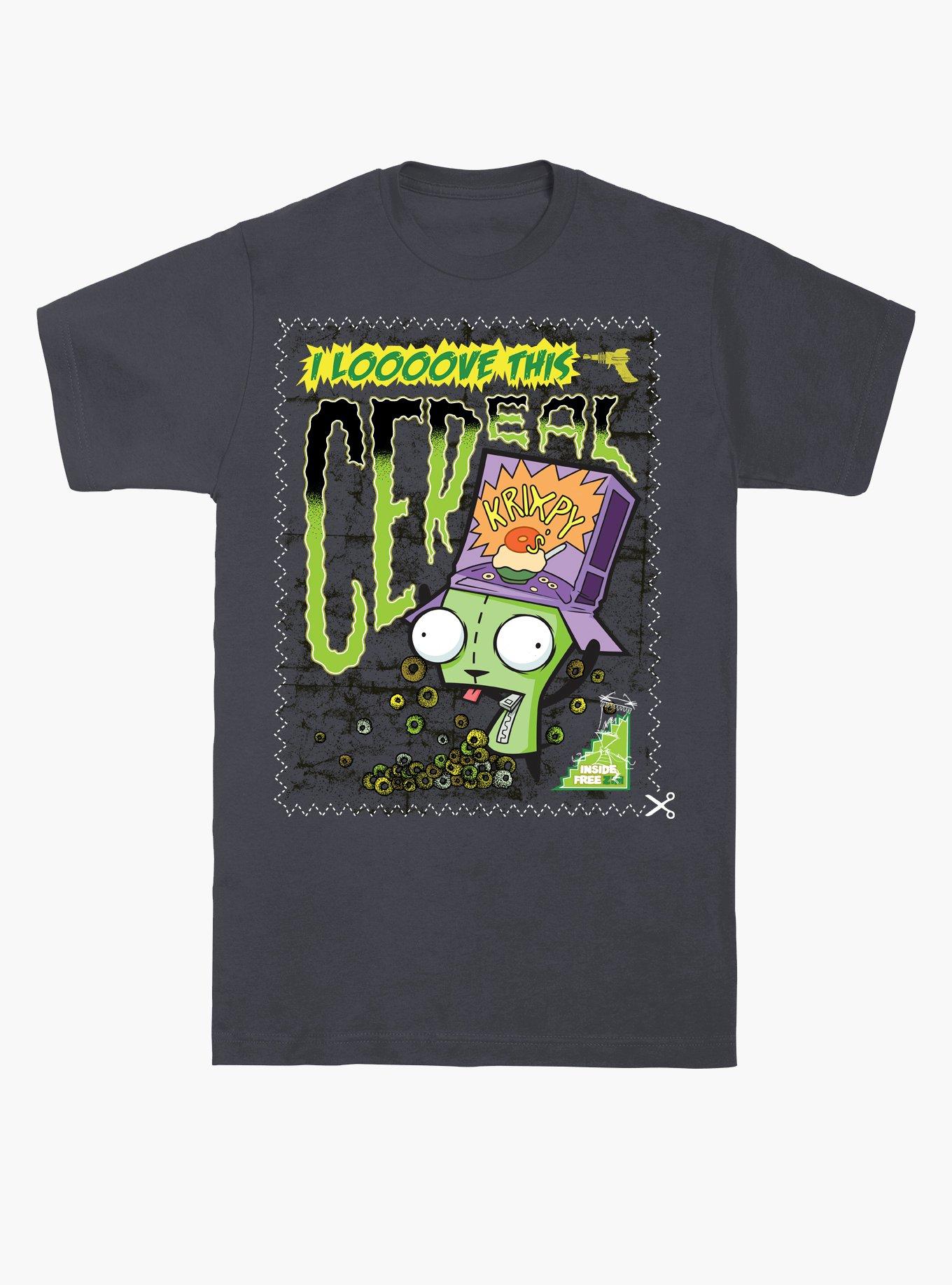 Invader Zim I Love This Cereal T-Shirt, , hi-res