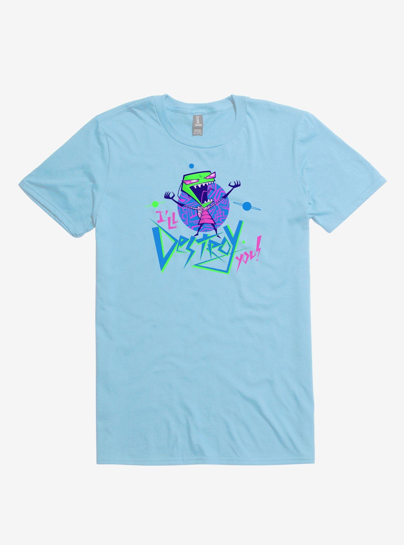 Invader Zim 90's Destroy You T-Shirt, , hi-res