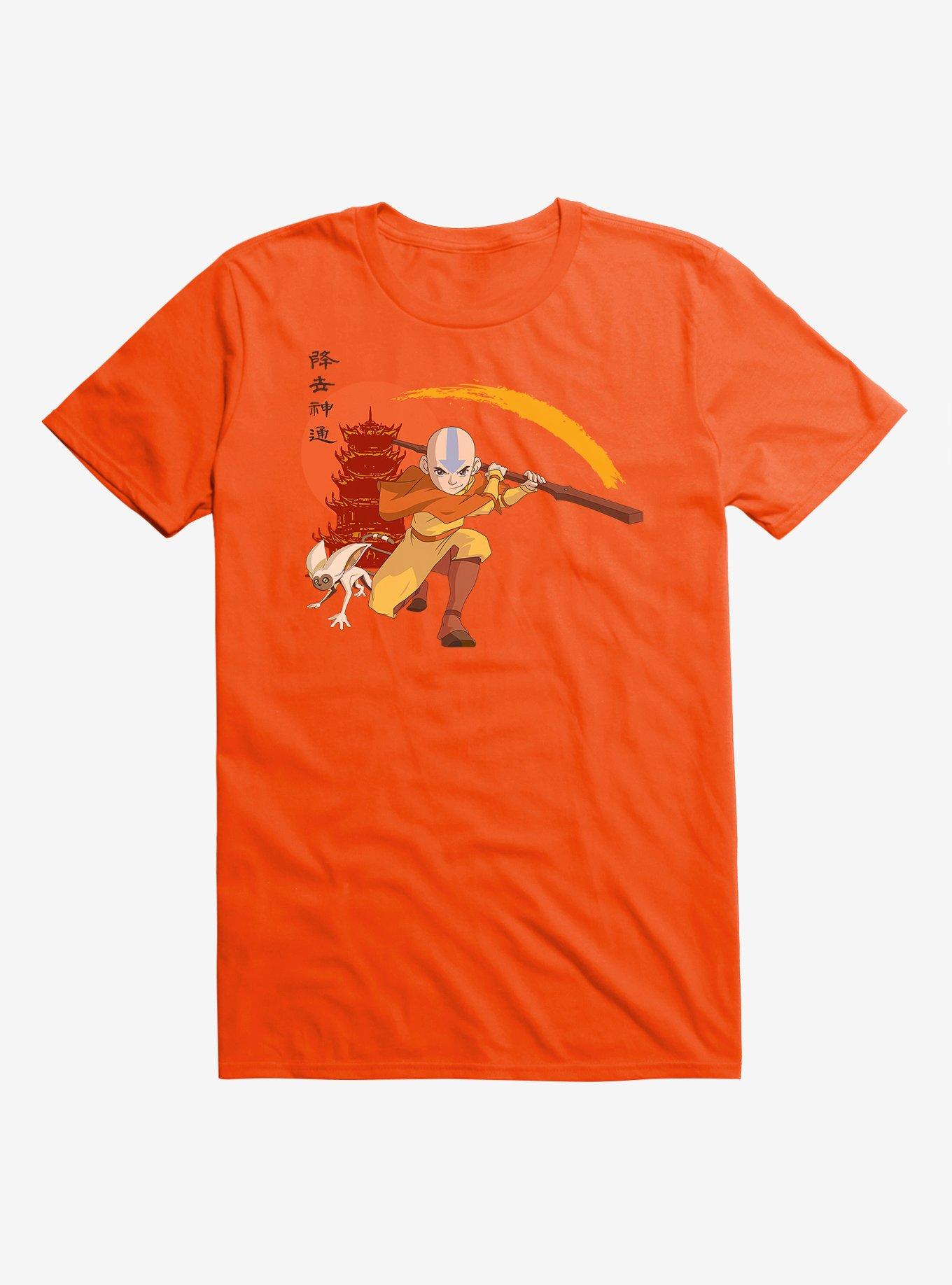 Avatar: The Last Airbender Aand And Momo Japanese Text T-Shirt, , hi-res