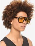 Yellow & Black Oversized Sunglasses, , hi-res