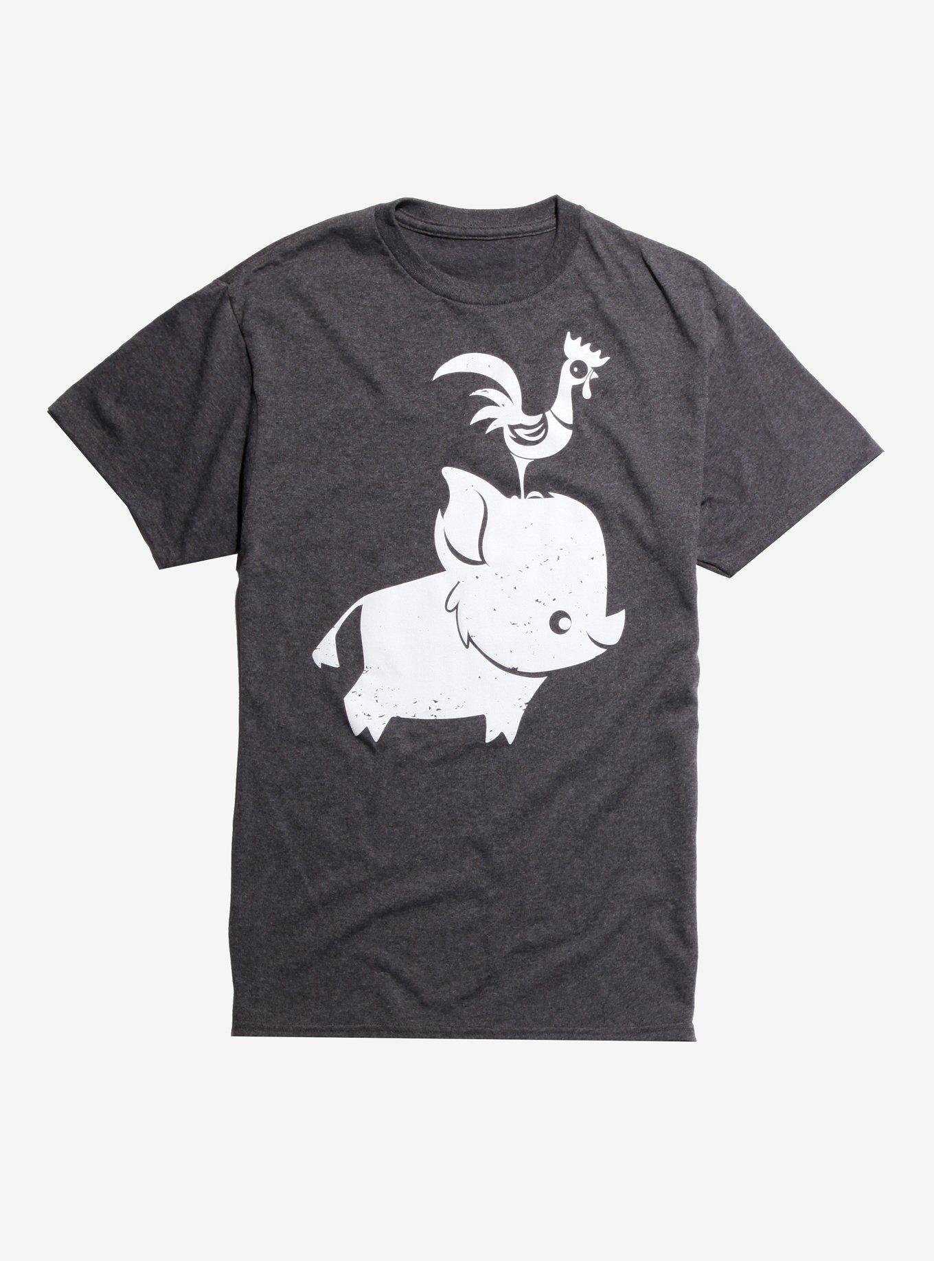 Disney Moana Hei Hei Pua T-Shirt, CHARCOAL, hi-res