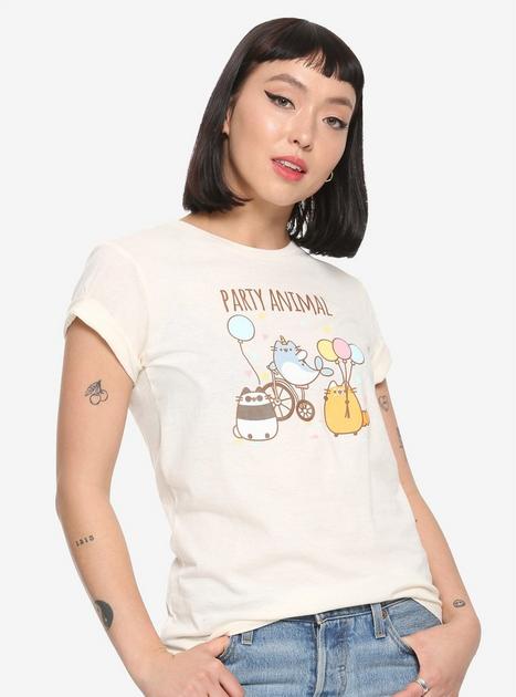 Pusheen Narwhal Panda & Red Fox Party Animal Girls T-Shirt | Hot Topic