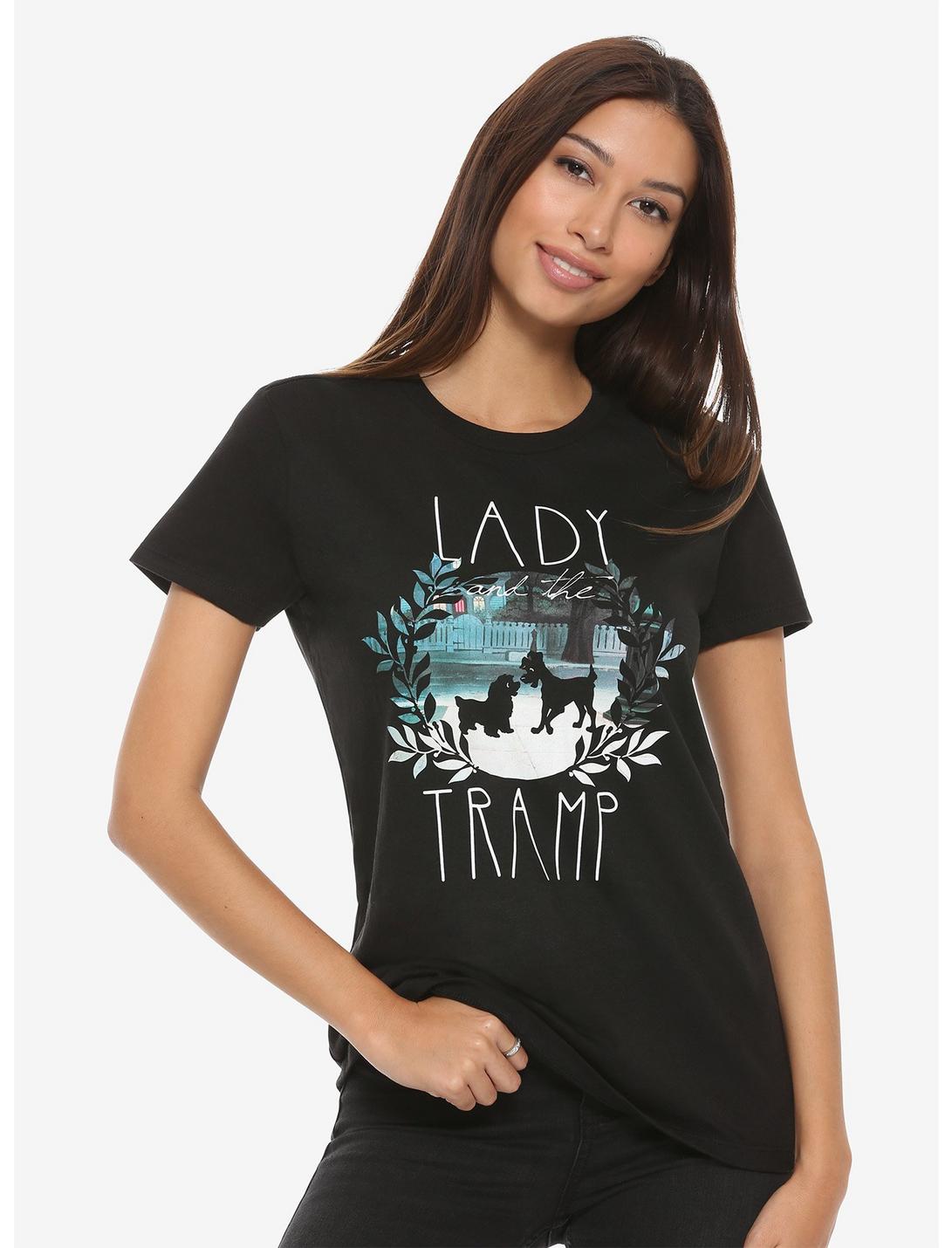 Disney Lady And The Tramp Silhouette Girls T-shirt, MULTI, hi-res