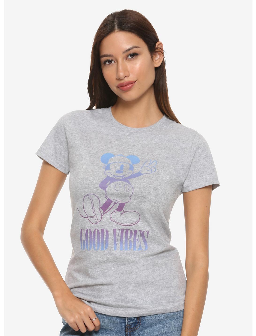Disney Mickey Mouse Good Vibes Girls T-Shirt, MULTI, hi-res