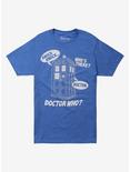 Doctor Who TARDIS Knock Knock T-Shirt, BLUE, hi-res