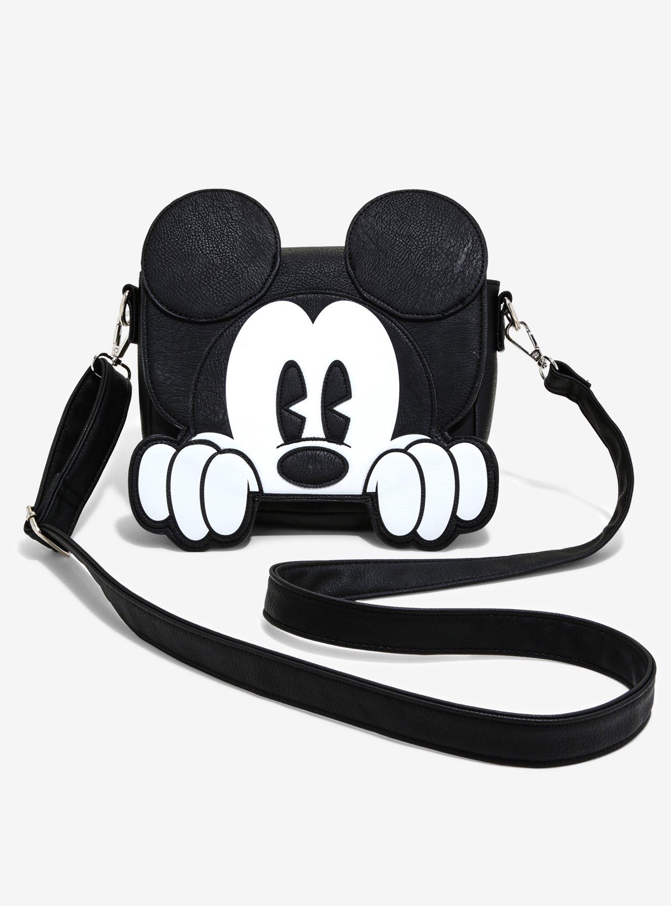 Loungefly Disney Mickey Mouse Die-Cut Crossbody Bag - BoxLunch Exclusive, , hi-res