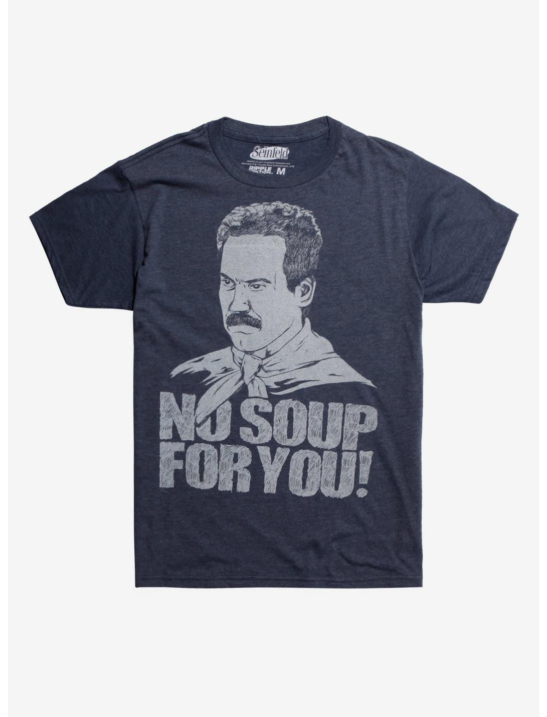 Seinfeld No Soup For You T-Shirt, BLUE, hi-res