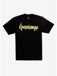 Goosebumps Glow-In-The-Dark Slime Logo T-Shirt, YELLOW, hi-res