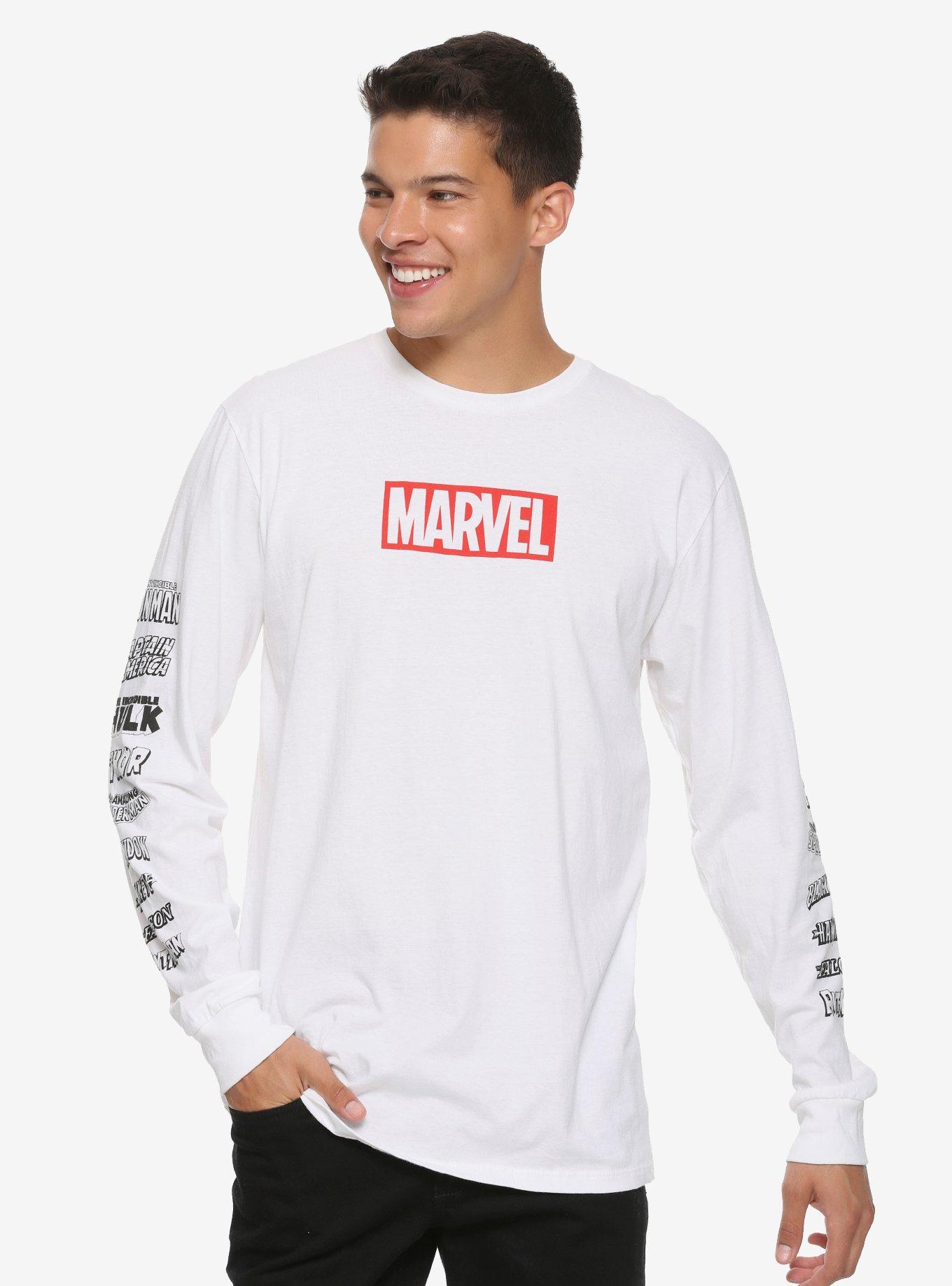 Marvel Avengers Long-Sleeve T-Shirt, RED, hi-res