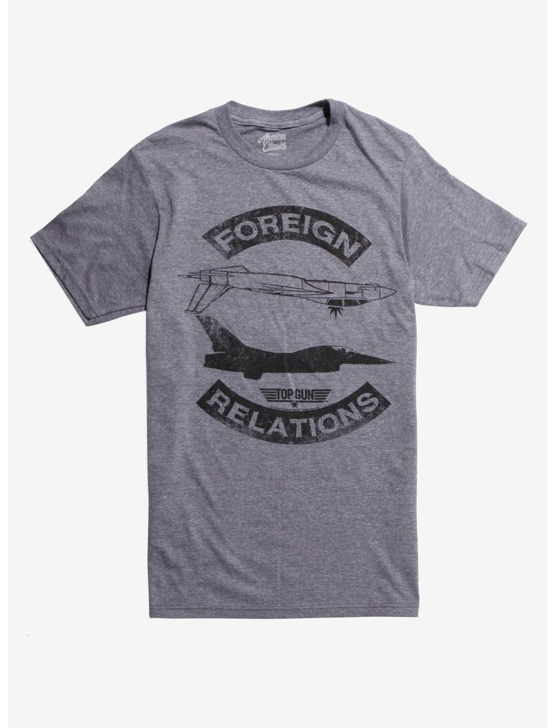 Top Gun Foreign Relations T-Shirt, BLACK, hi-res