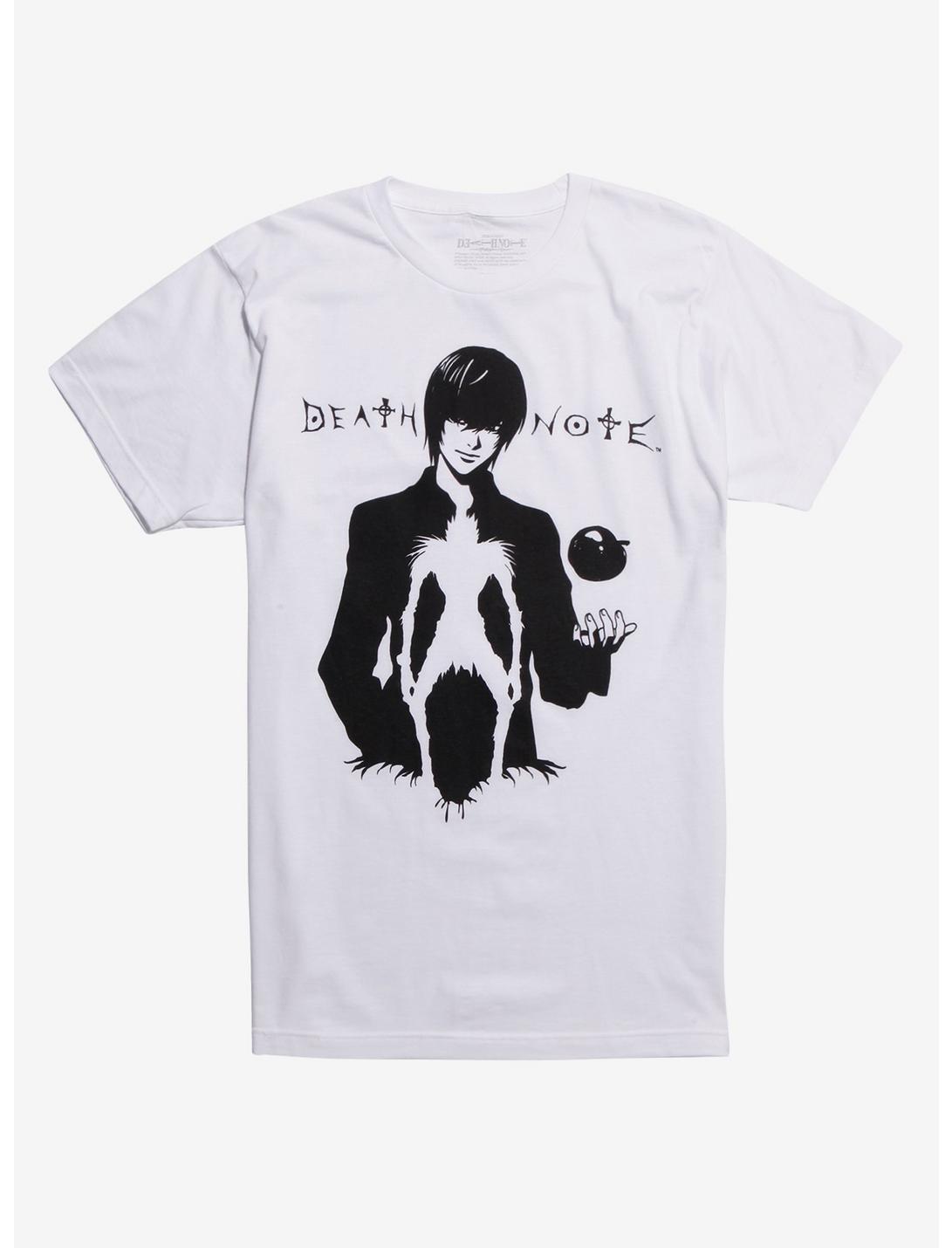 Death Note Light Yagami & Ryuk T-Shirt, WHITE, hi-res