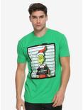 Dr. Seuss The Grinch Mugshot T-Shirt, GREEN, hi-res