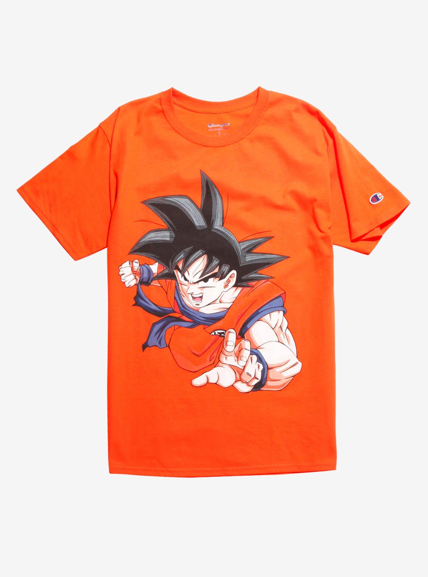 Dragon Ball Z Son Goku Orange Champion T Shirt Hot Topic