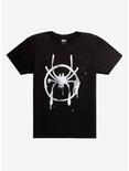 Marvel Spider-Man: Into The Spider-Verse Logo T-Shirt, BLACK, hi-res