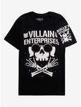New Japan Pro-Wrestling Bullet Club Villain Enterprises T-Shirt, BLACK, hi-res
