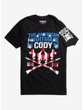New Japan Pro-Wrestling The American Nightmare Cody T-Shirt Hot Topic Exclusive, BLACK, hi-res