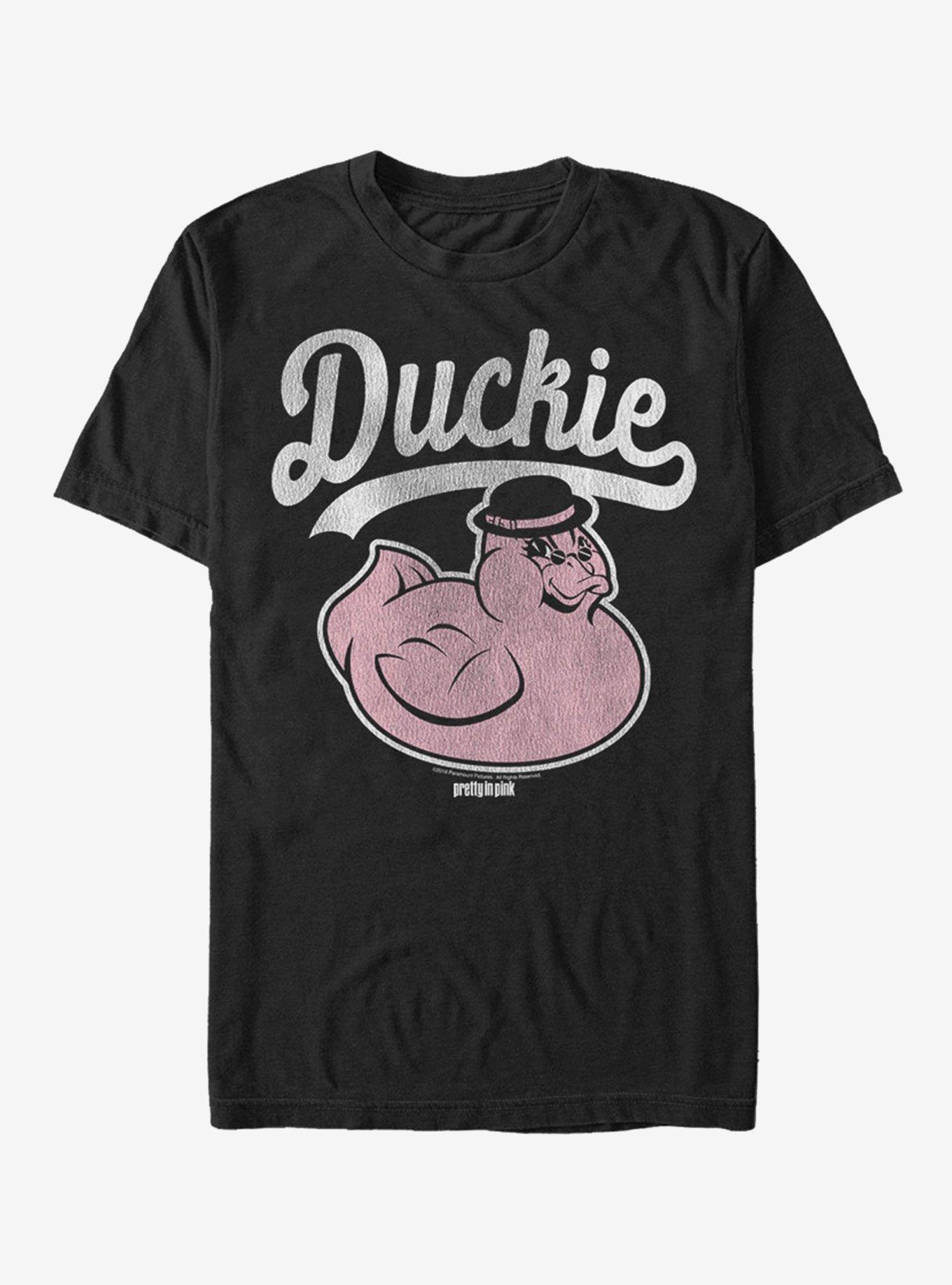 Pretty in Pink Duckie T-Shirt, BLACK, hi-res