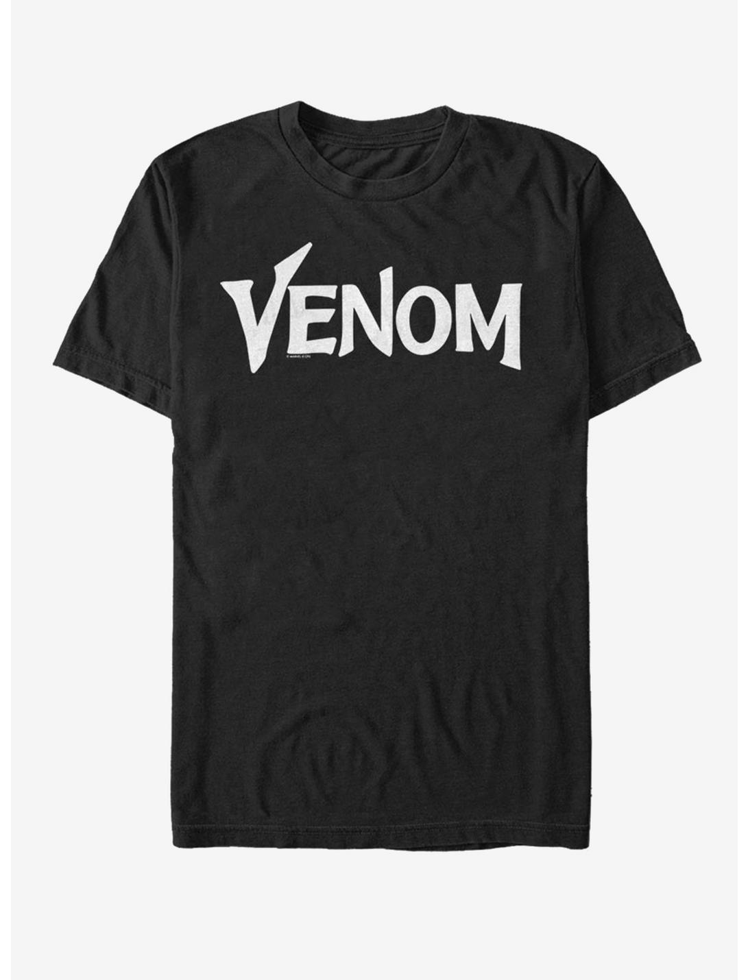 Marvel Venom White Logo T-Shirt, BLACK, hi-res
