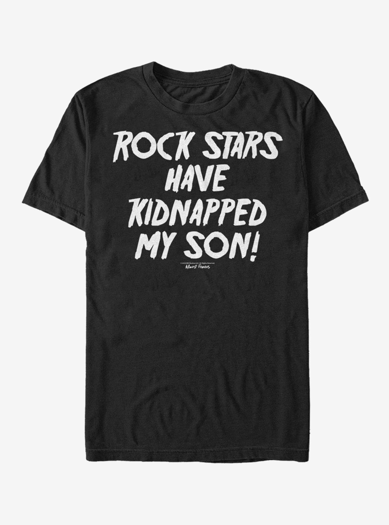 Almost Famous Kidnapped My Son T-Shirt, BLACK, hi-res