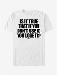 40 Year Old Virgin Don't Use It T-Shirt, WHITE, hi-res