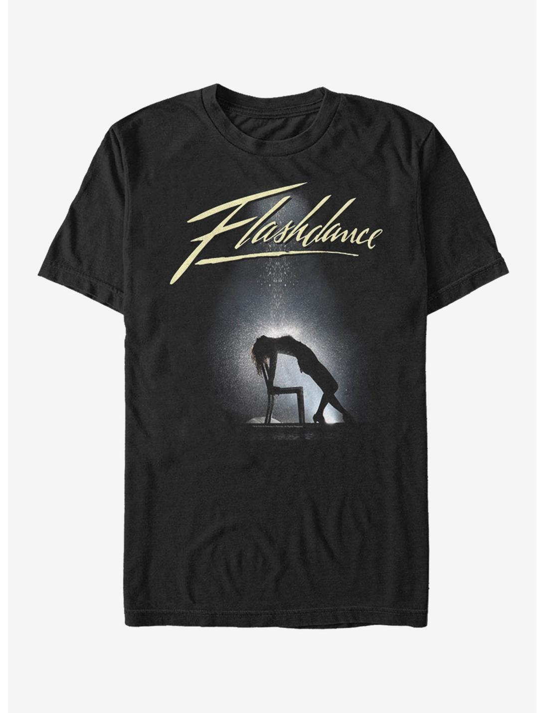Flashdance Water Splash T-Shirt, BLACK, hi-res