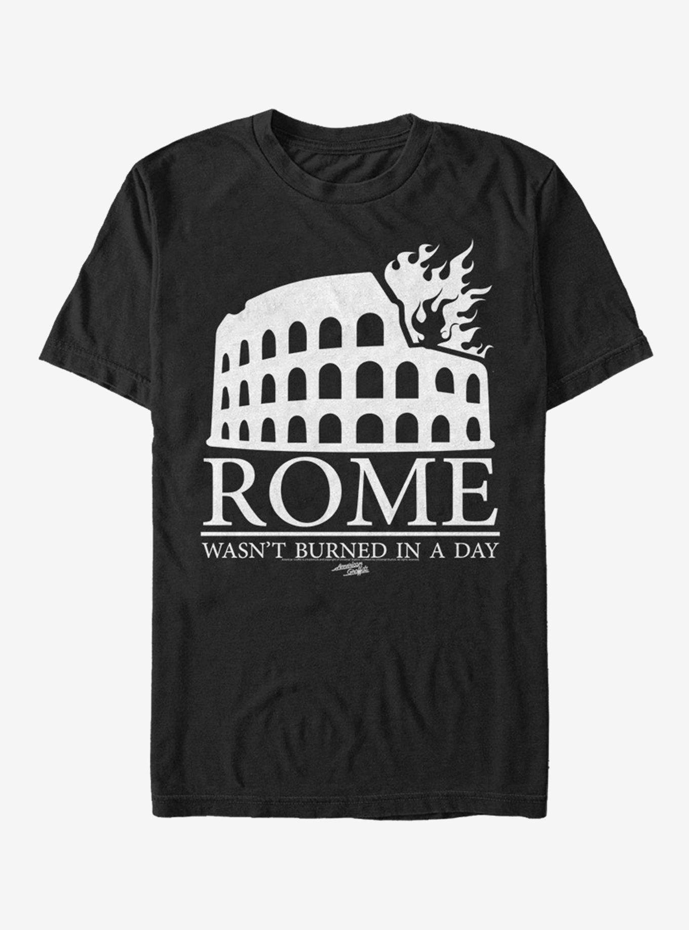American Graffiti Rome T-Shirt, BLACK, hi-res