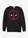 Marvel Deadpool Mask Straight Away Sweatshirt, BLACK, hi-res