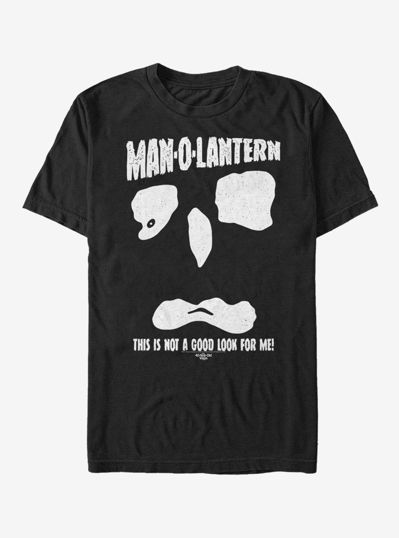 40 Year Old Virgin Man O'Lantern T-Shirt, BLACK, hi-res