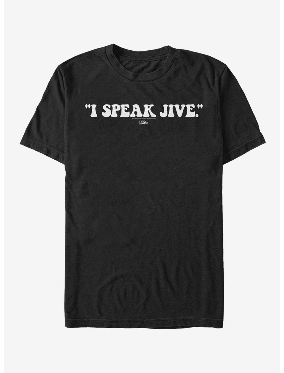 Airplane I Speak Jive T-Shirt, BLACK, hi-res
