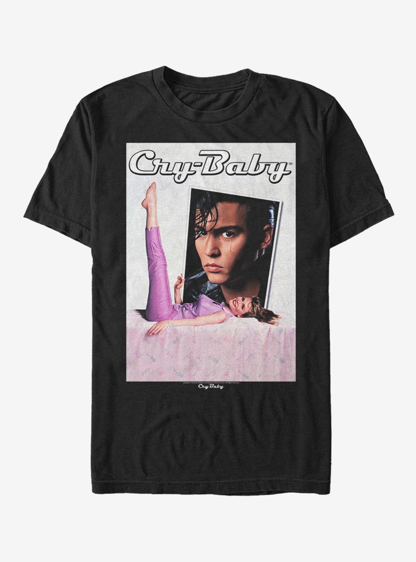 Cry-Baby Poster T-Shirt, BLACK, hi-res