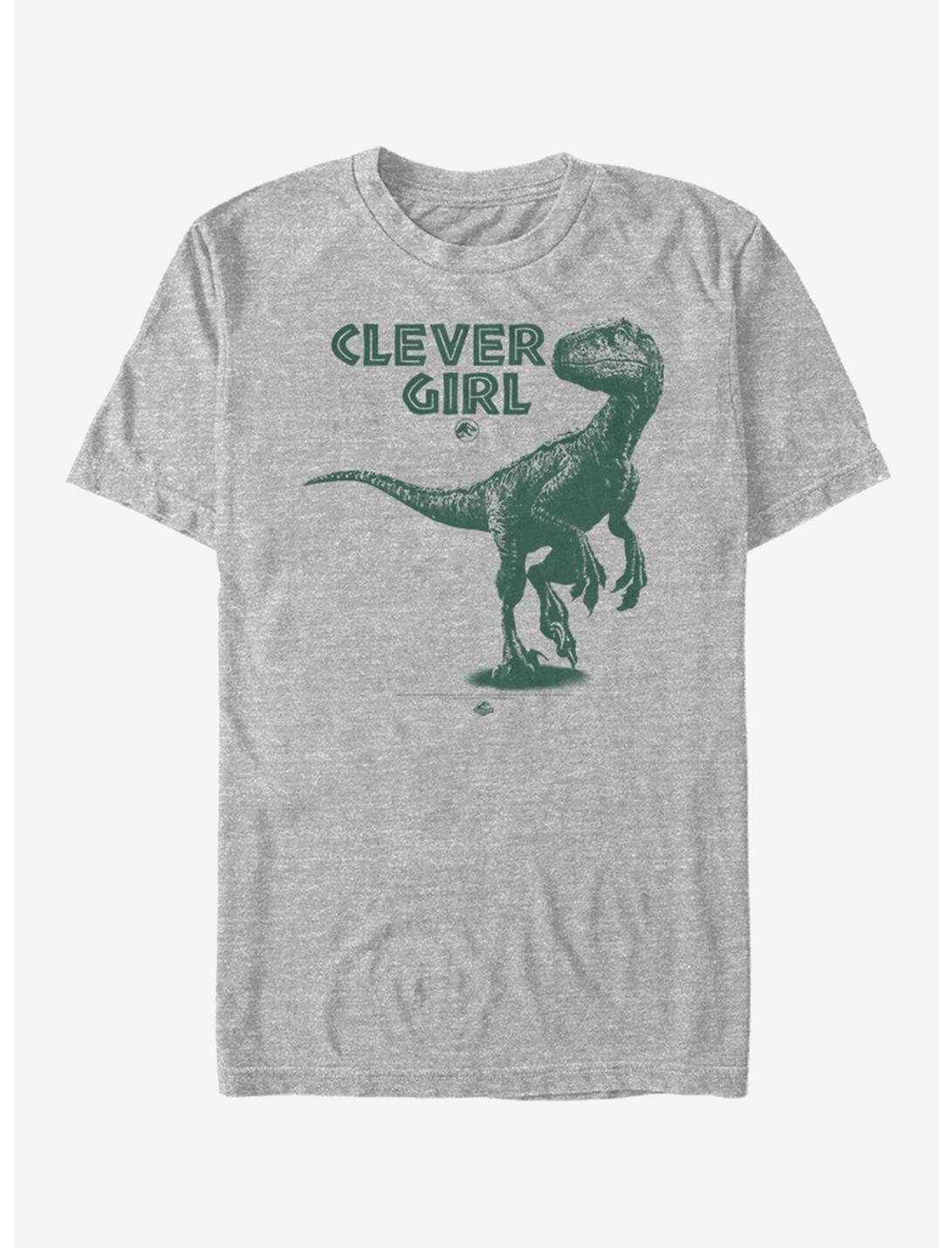 Jurassic Park Clever Girl T-Shirt, ATH HTR, hi-res