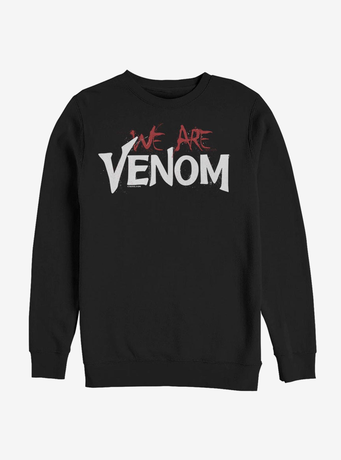 Marvel We Are Venom Drip Sweatshirt, BLACK, hi-res