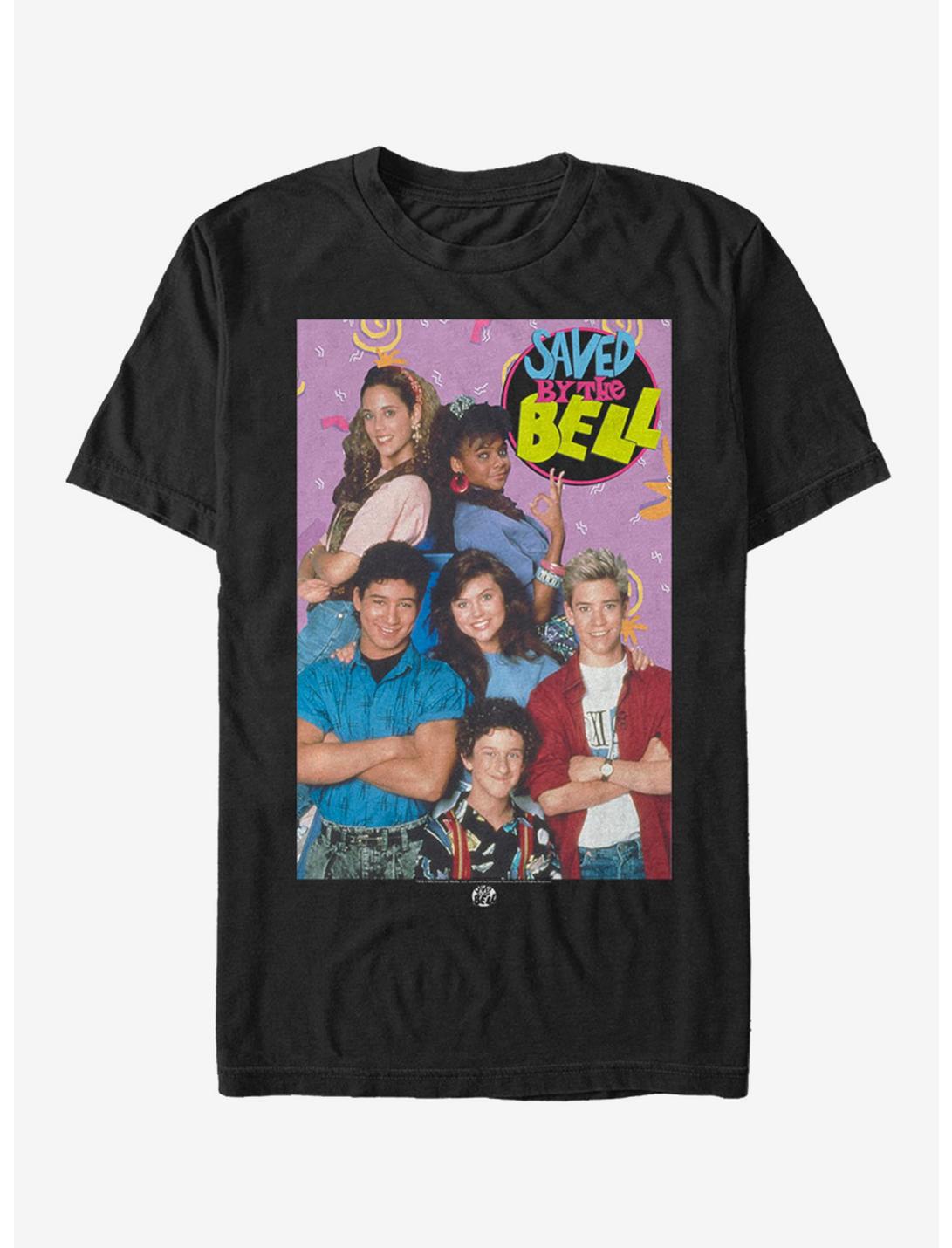Saved By the Bell Poster T-Shirt, BLACK, hi-res