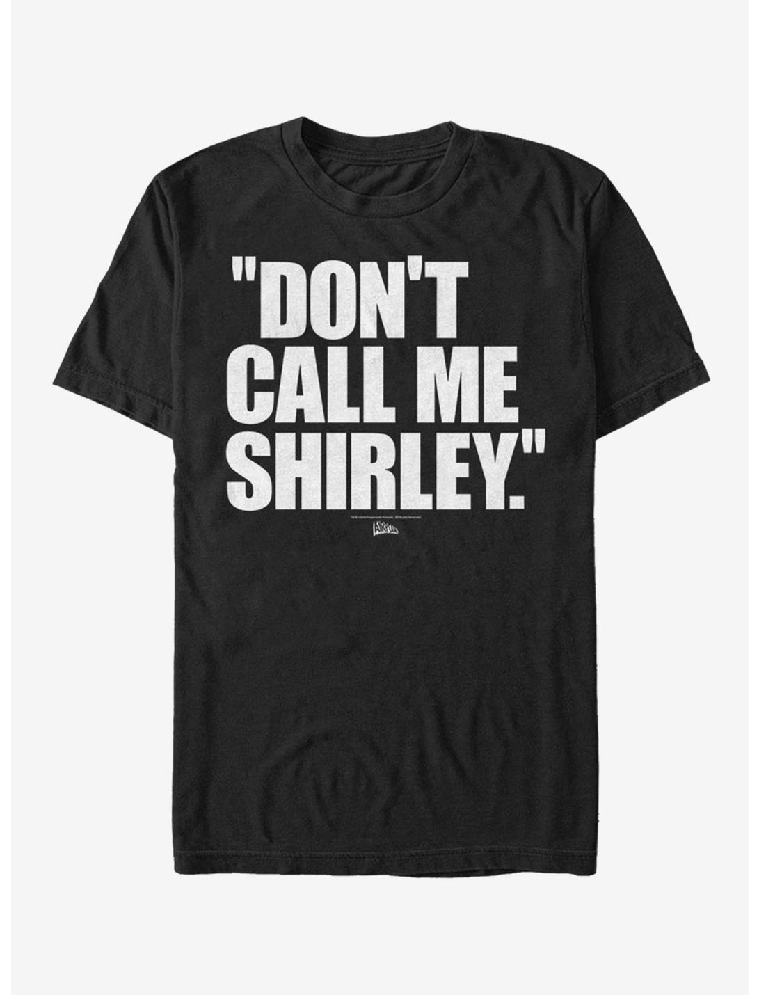 Airplane Shirley T-Shirt, BLACK, hi-res