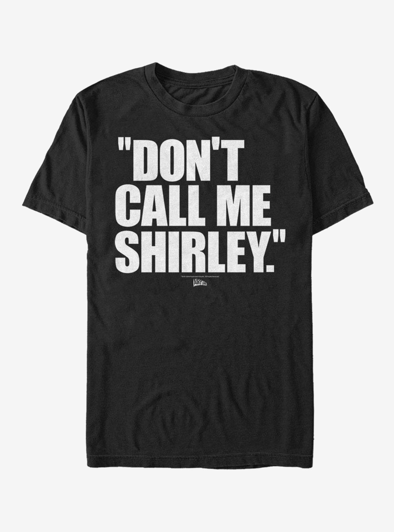 Airplane Shirley T-Shirt, BLACK, hi-res