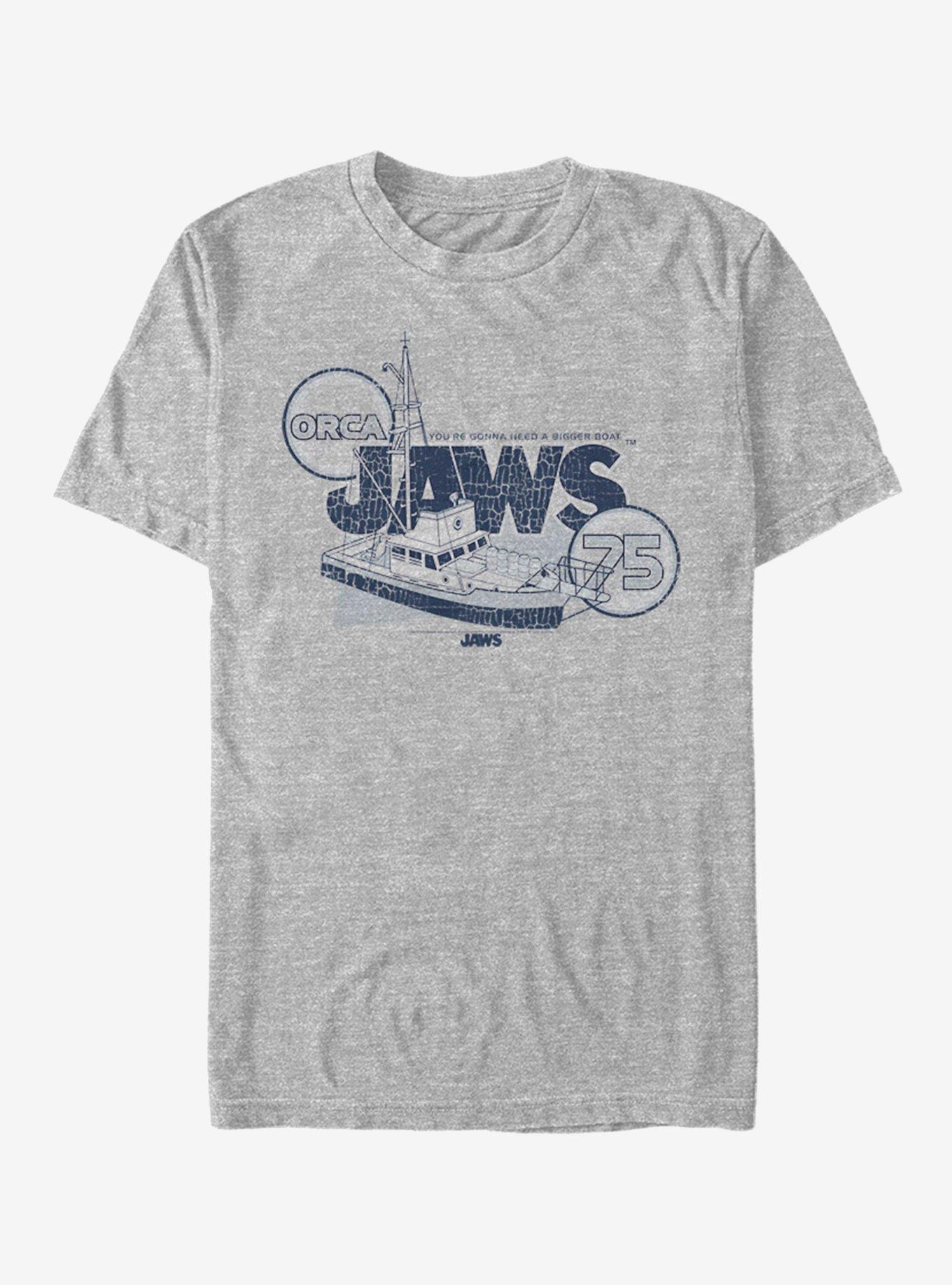 Jaws Bigger Boat T-Shirt, ATH HTR, hi-res