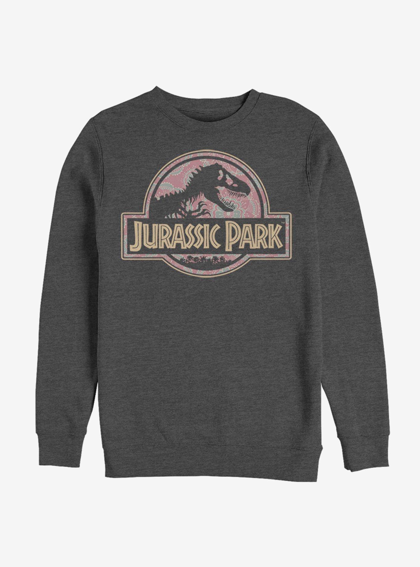 Jurassic Park Desert Park Sweatshirt, CHAR HTR, hi-res