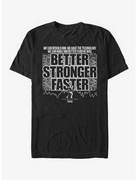 The Six Million Dollar Man Better Stronger Faster T-Shirt, , hi-res