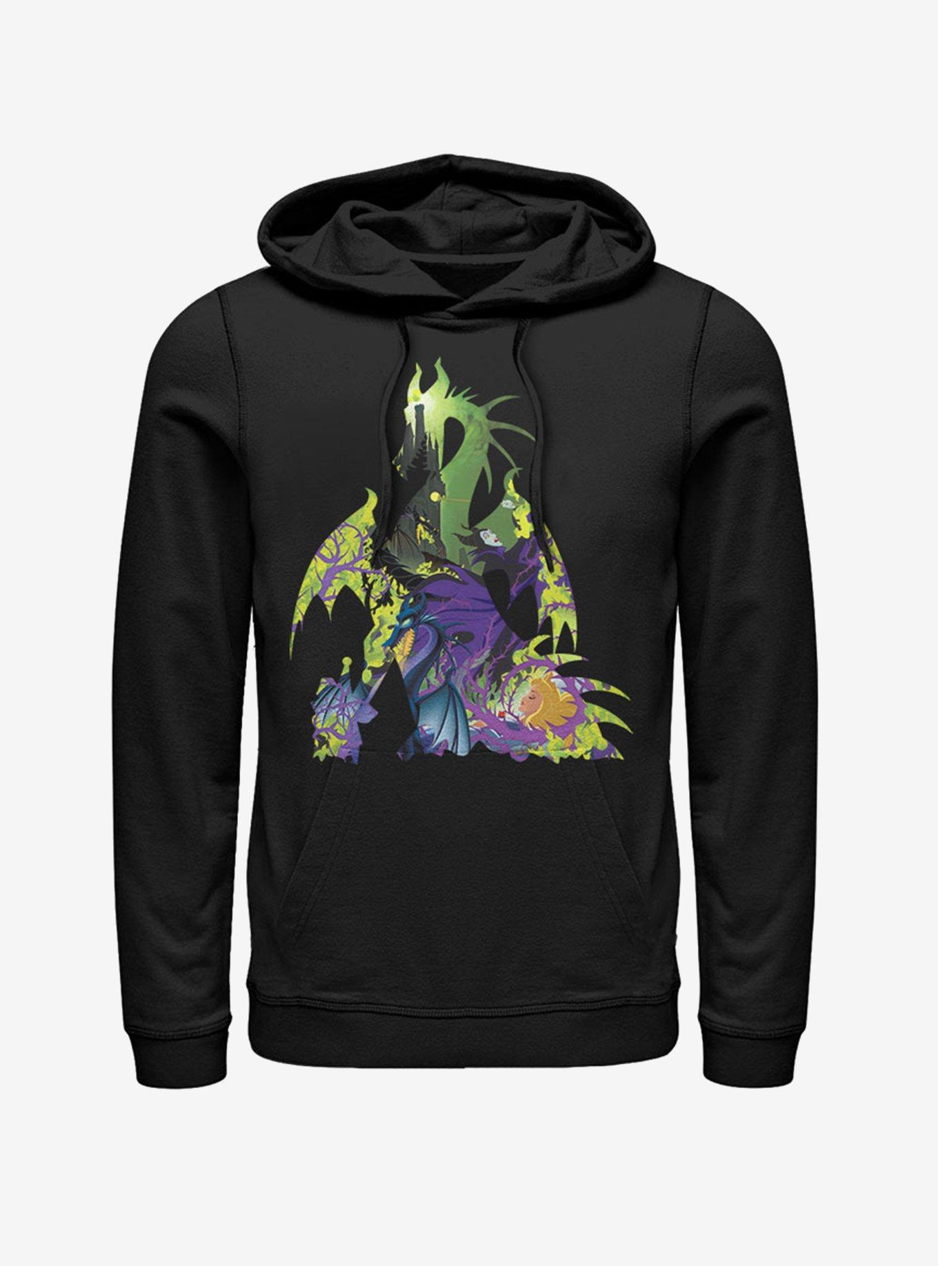 Disney Sleeping Beauty Maleficent Dragon Form Hoodie, BLACK, hi-res