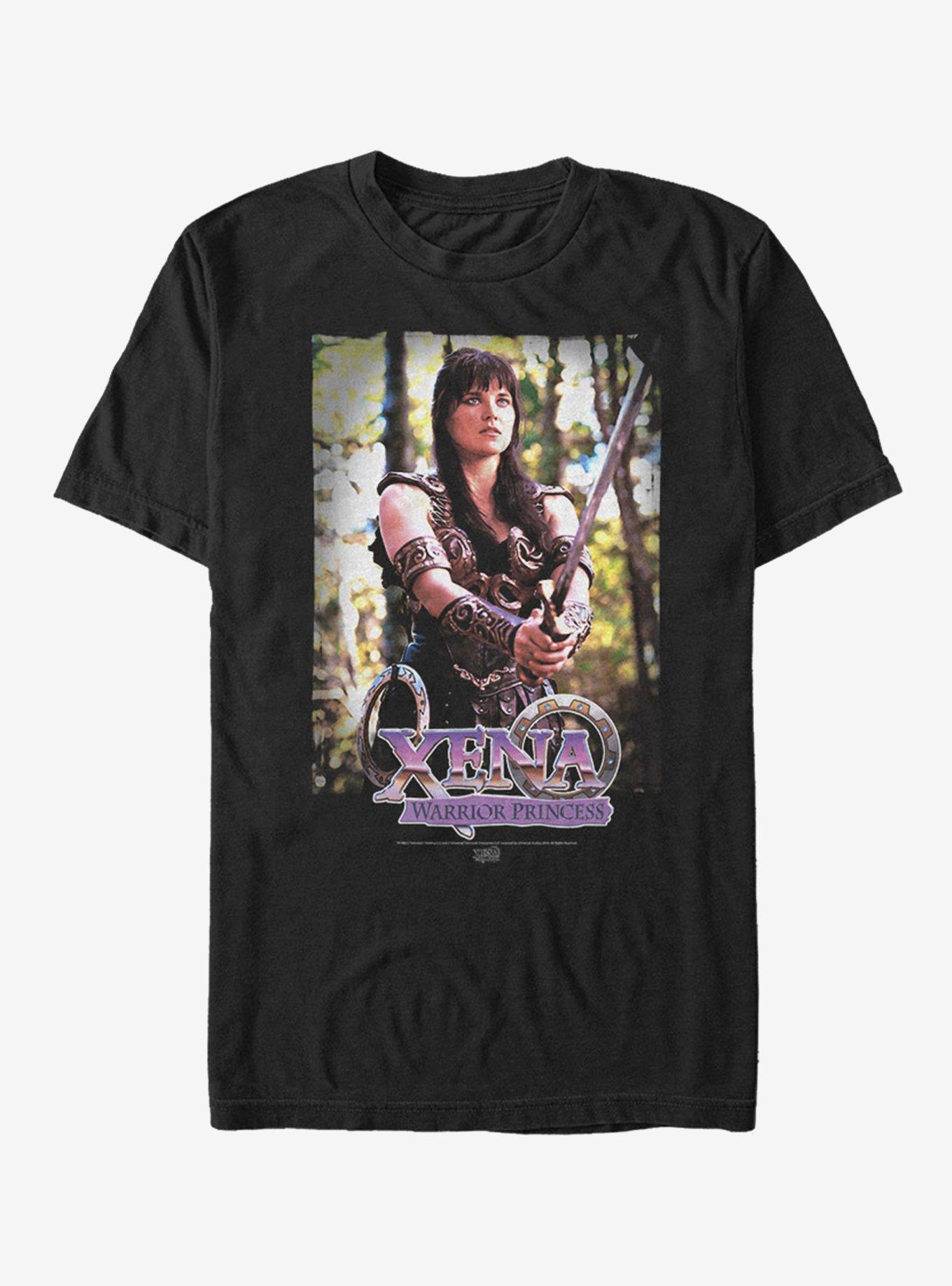 Xena Poster T-Shirt, BLACK, hi-res