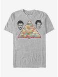 Parks & Recreation Pyramid of Greatness T-Shirt, ATH HTR, hi-res