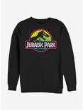 Jurassic Park Ombre Logo Sweatshirt, BLACK, hi-res
