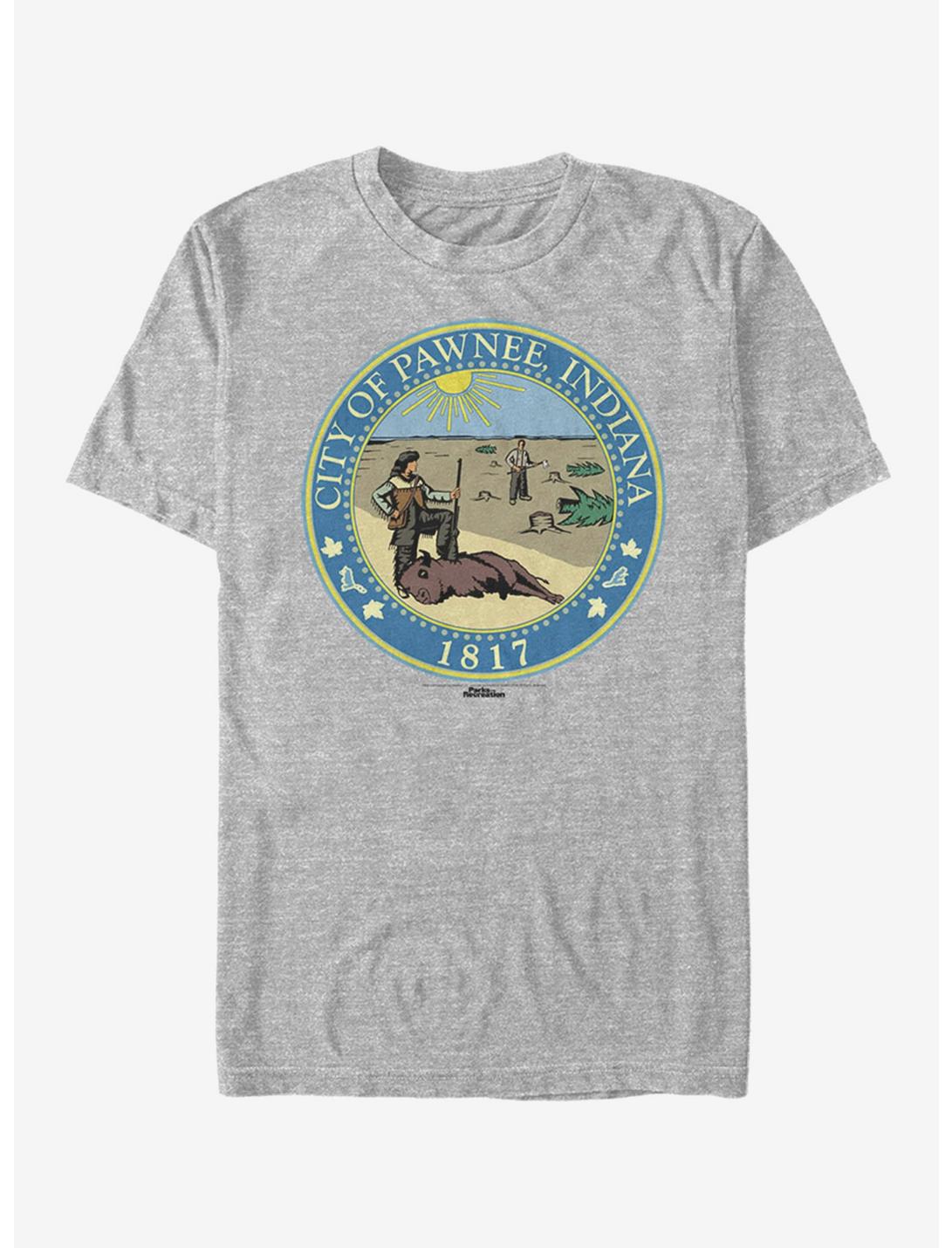 Parks & Recreation City of Pawnee T-Shirt, ATH HTR, hi-res