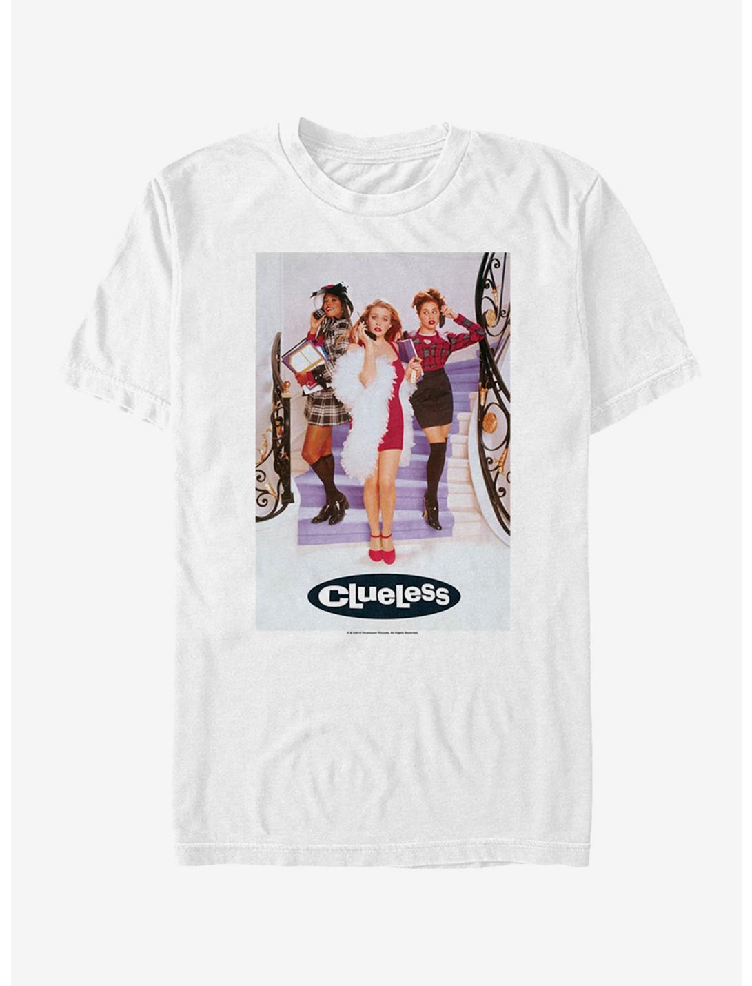 Clueless Poster Girls T-Shirt, WHITE, hi-res