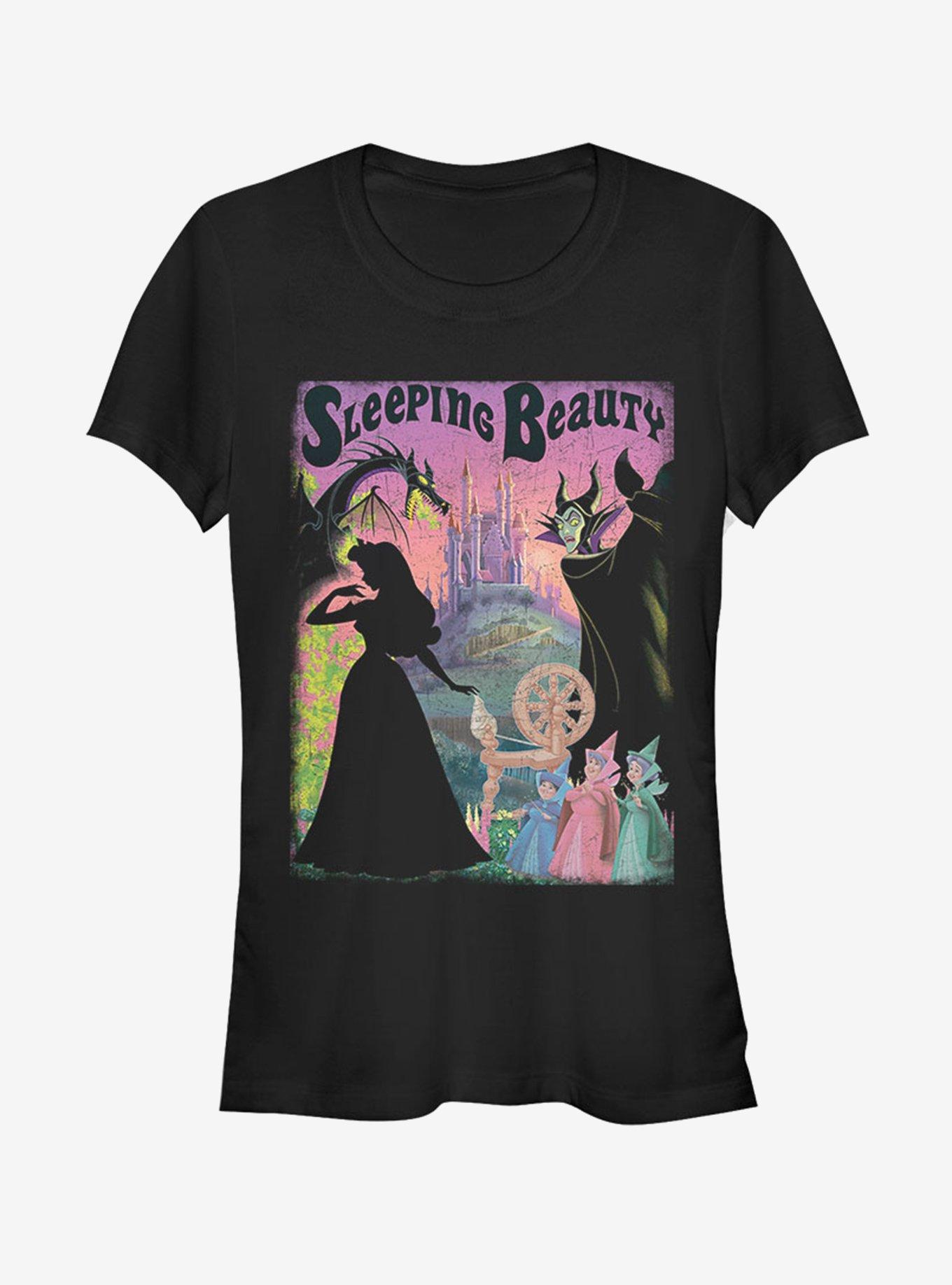 Disney Sleeping Beauty Poster Girls T-Shirt, BLACK, hi-res