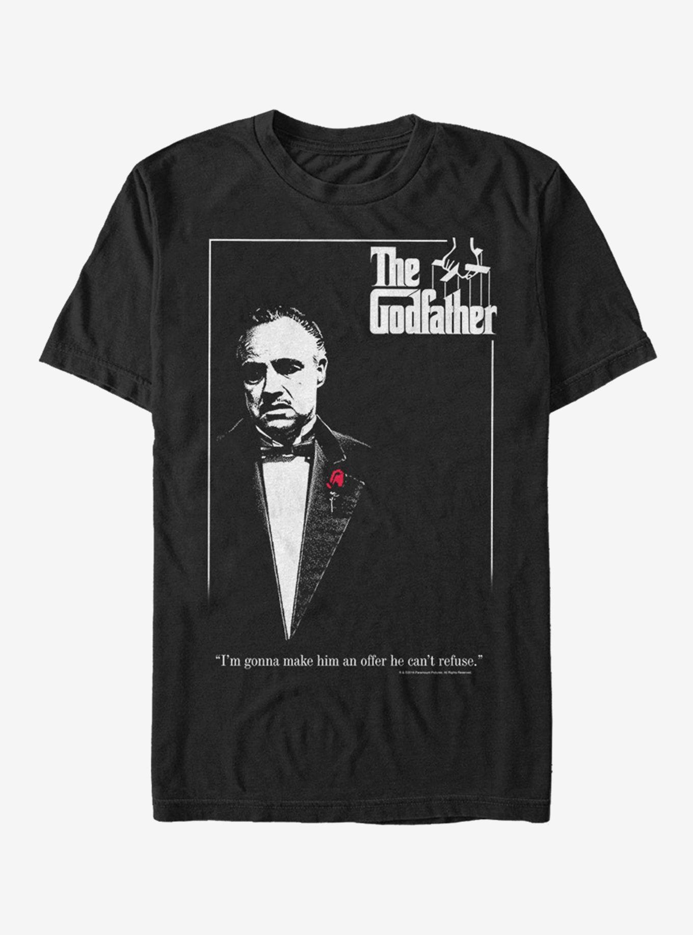 The Godfather Poster T-Shirt - BLACK | Hot Topic