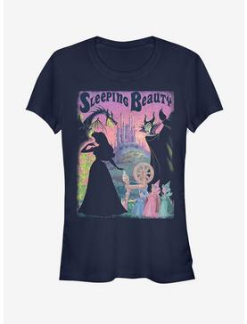 Disney Sleeping Beauty Poster Girls T-Shirt, NAVY, hi-res