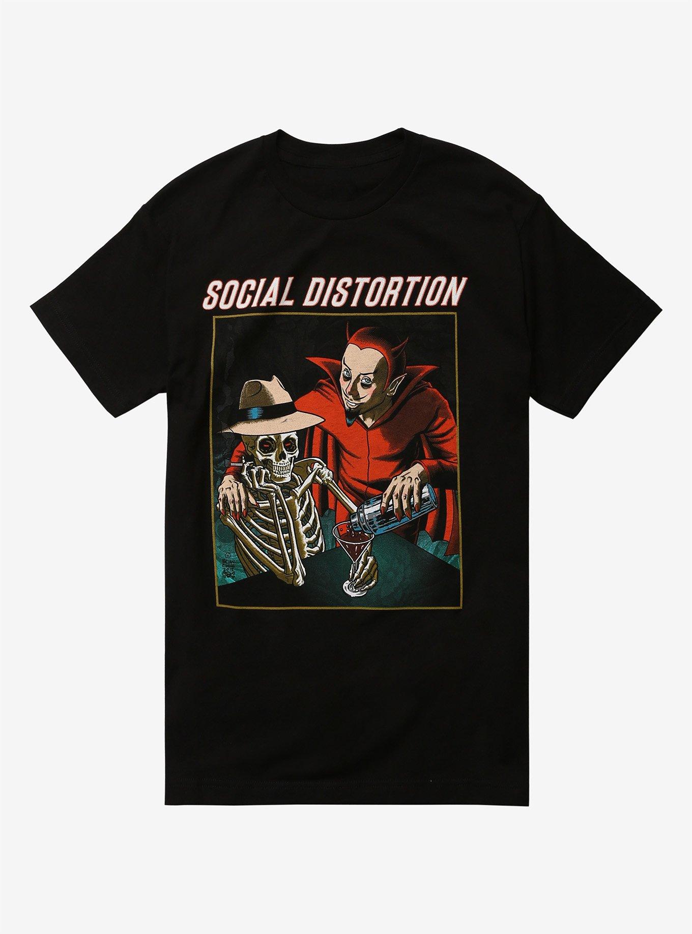 Social Distortion Devil Skeleton T-Shirt | Hot Topic