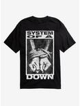 System Of A Down Tied Hands T-Shirt, BLACK, hi-res